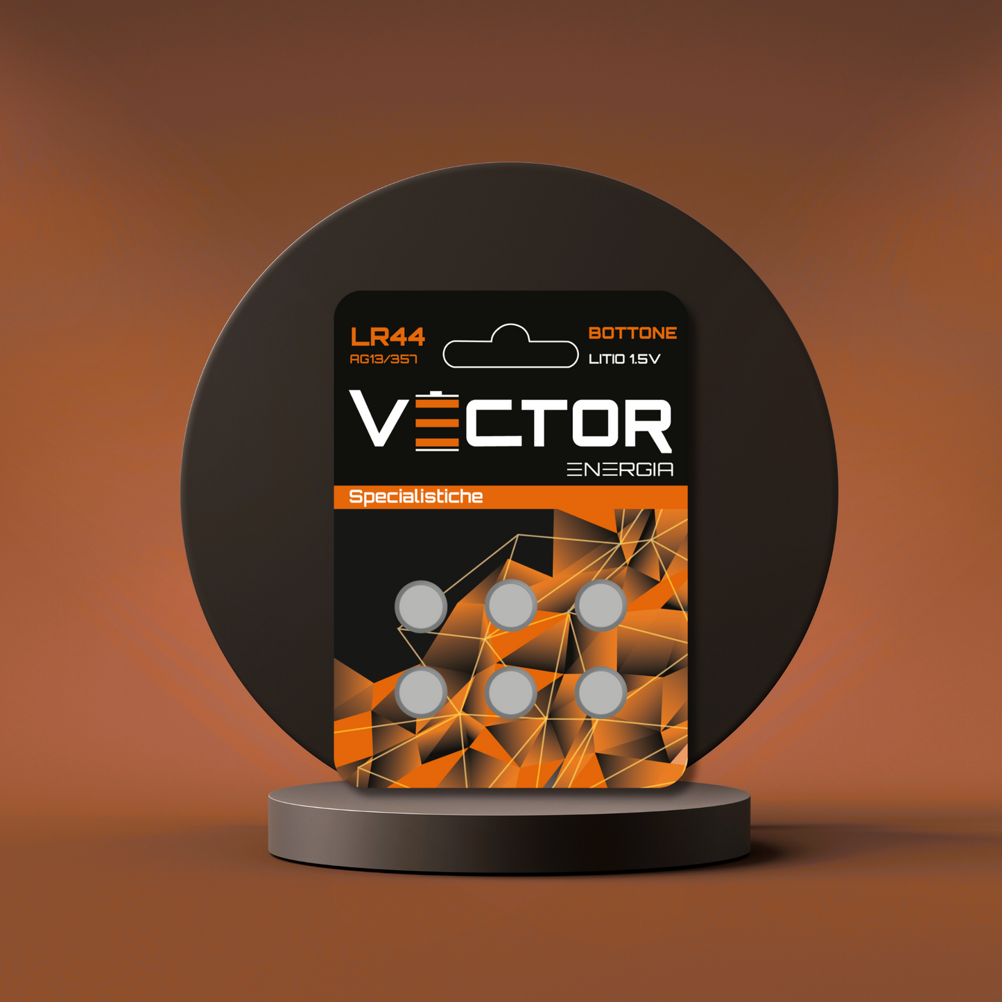 VECTOR ENERGIA | Pile Bottone LR44 Litio 1.5V