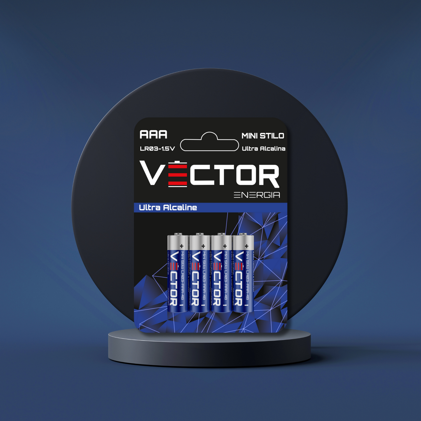 VECTOR ENERGIA | Pile Ultra Alcaline mini stilo LR03-AAA
