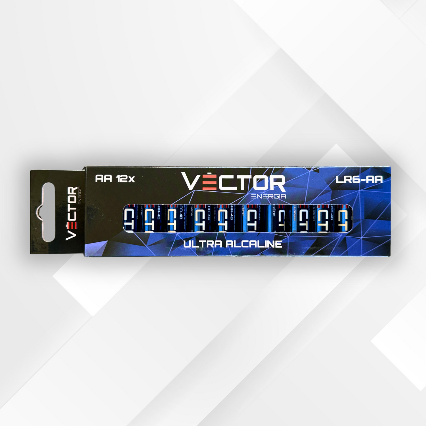 VECTOR ENERGIA | Confezione Risparmio x12 Pile Ultra Alcaline Stilo LR6-AA