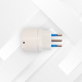 VECTOR ENERGIA | Adattatore Spina 10A + Presa Schuko 10/16A VE009