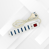 VECTOR ENERGIA | Multipresa ON/OFF 6 posizioni 10/16A cavo 1.5M VE023