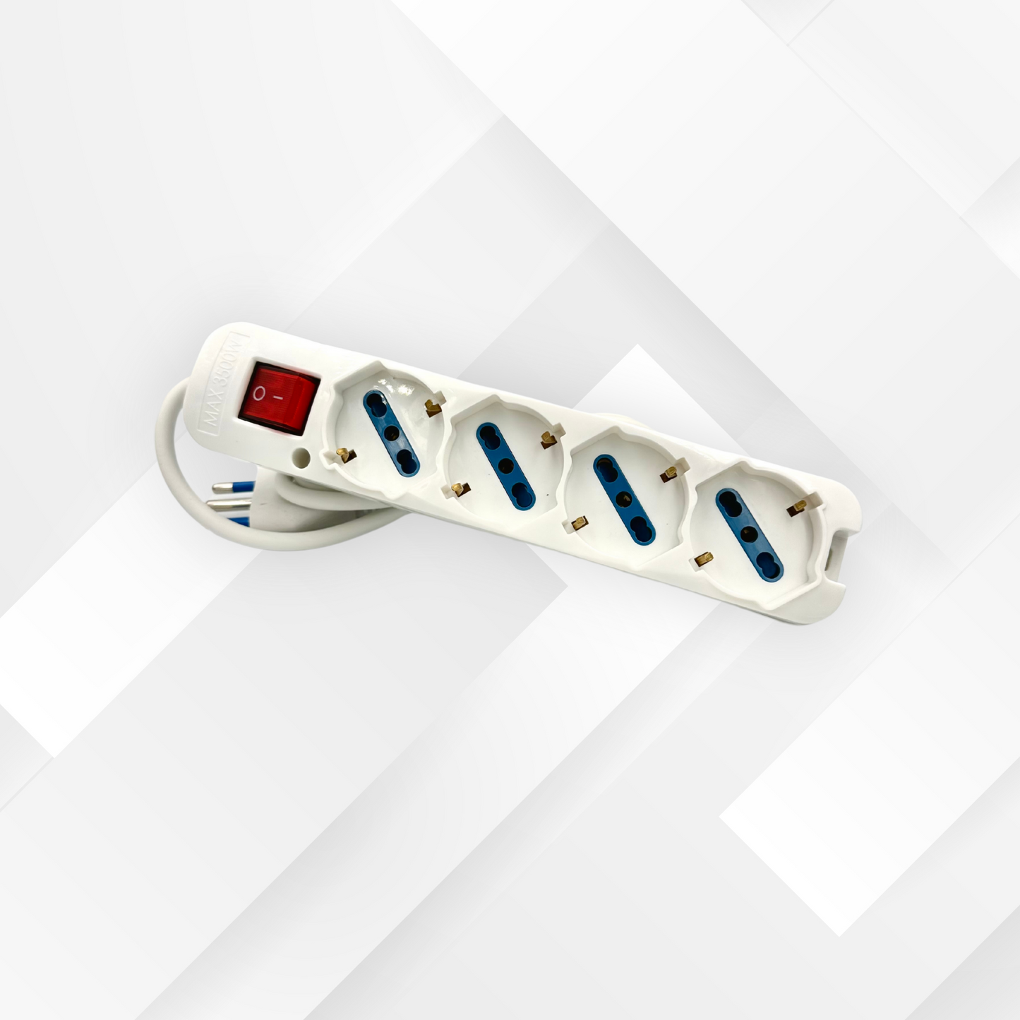 VECTOR ENERGIA | Multipresa ON/OFF 4 posizioni Schuko 10/16A cavo 1.5M VE025