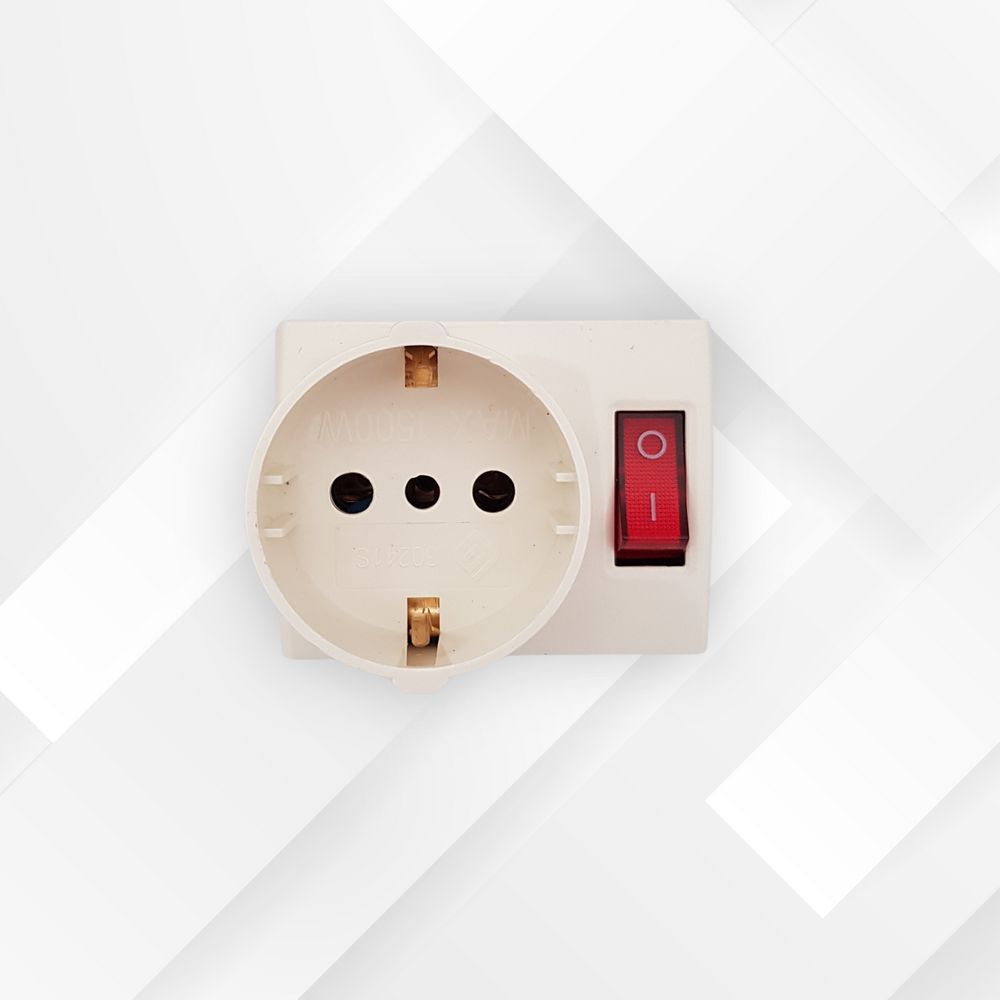 VECTOR ENERGIA | Adattatore con interruttore spina 16A + 3 prese 10/16A VE041