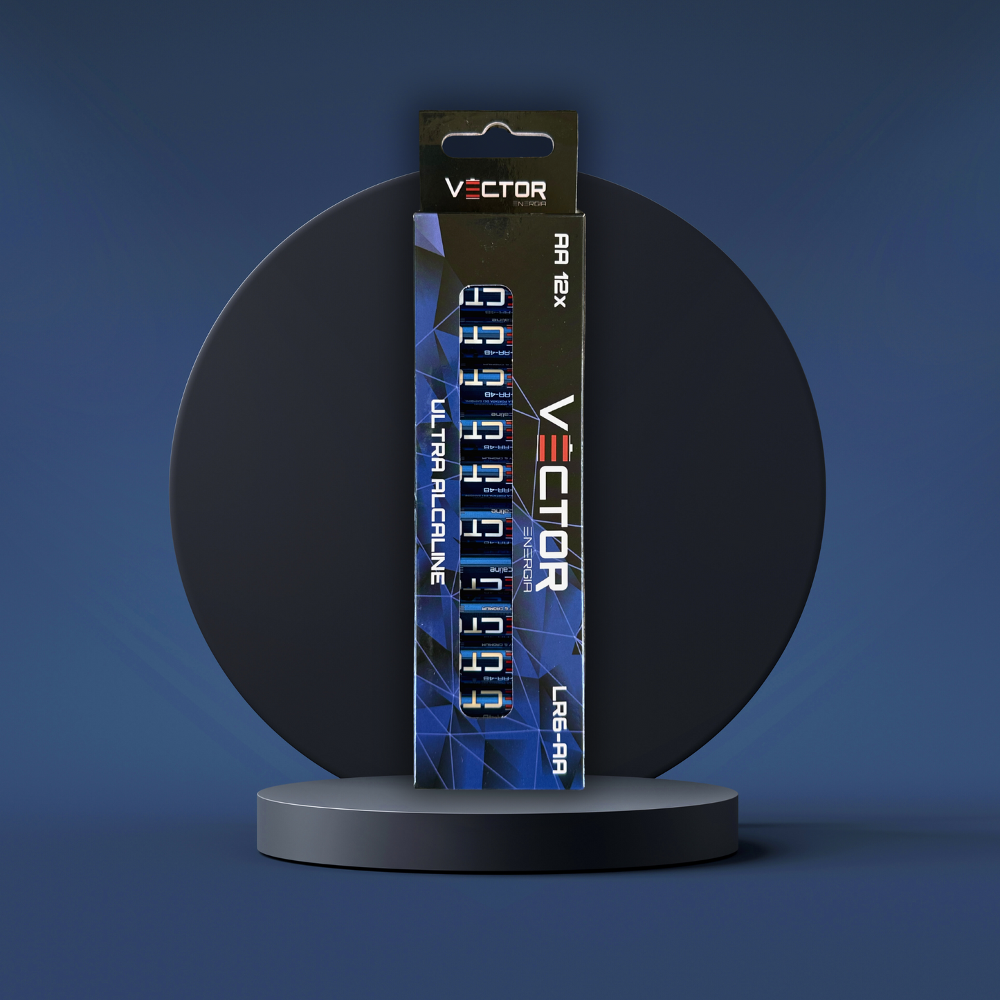 VECTOR ENERGIA | Confezione Risparmio x12 Pile Ultra Alcaline Stilo LR6-AA